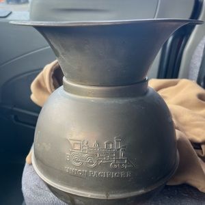 Vintage spittoon pacific RR